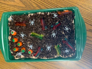 My spooky dirt pudding! It was DELICOUS! My spooky dirt pudding! It was DELICOUS!